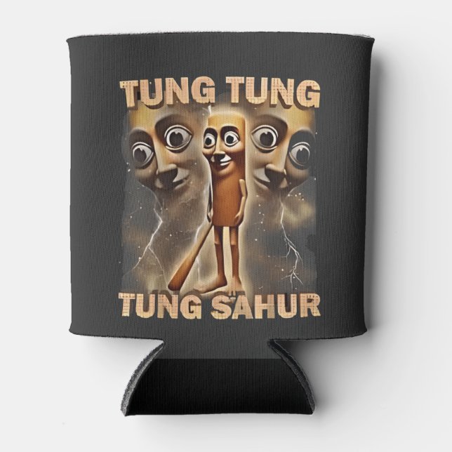 Porta-lata Tung tung sahur Brainrot Meme (Frente)