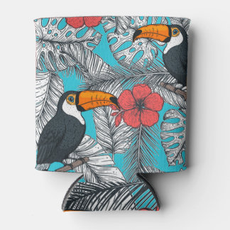 Porta-lata Turiano tropical: Padrão de folhas de palma
