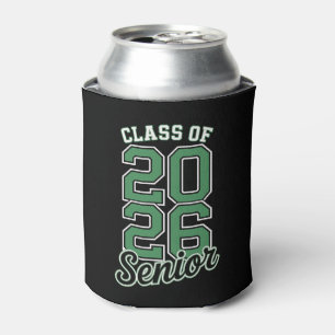 Porta-lata Turma De 2026 Graduado Senior Verde Graduação Grad