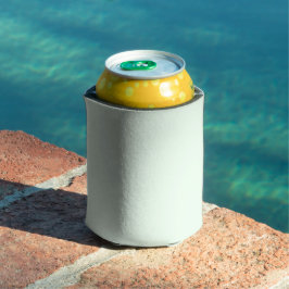 Porta-lata Turquesa Verde Suave Branco Pastel Cor Sólida