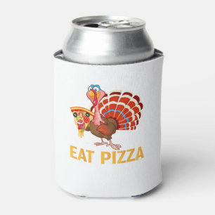 Porta-lata TURQUIA COME PIZZA Camisa Adulto Vegan Crianças En