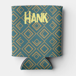 Porta-lata Turquoise Art Deco