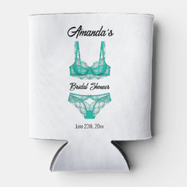 Porta-lata Turquoise Lingerie Chá de Noiva