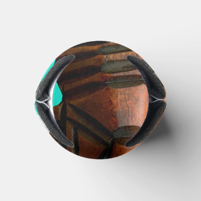 Porta-lata Turquoise Tiki (Parte inferior)