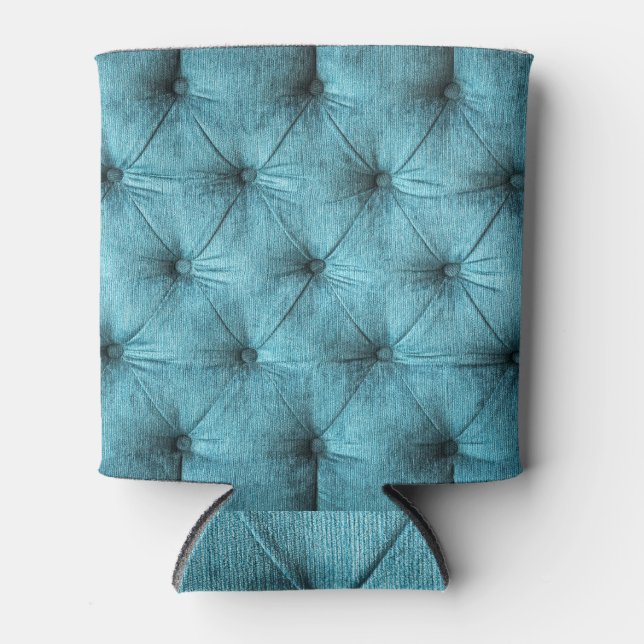Porta-lata Turquoise Velvet Sofa Close-up (Frente)