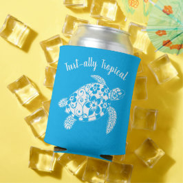 Porta-lata Turtle-Turt-ally Tropical-Blue