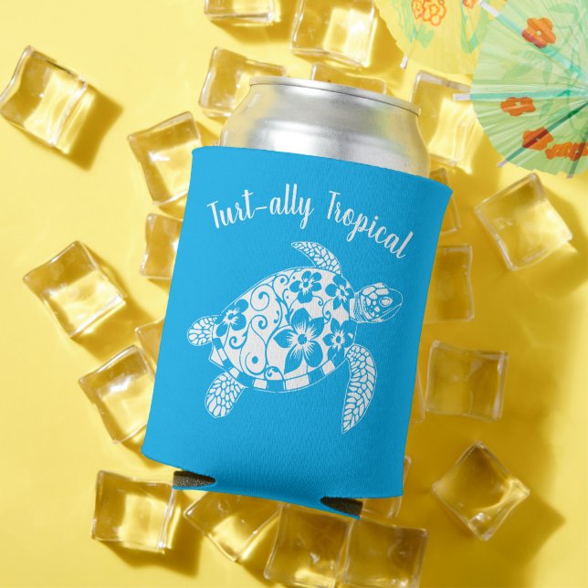 Porta-lata Turtle-Turt-ally Tropical-Blue (Verão in situ)