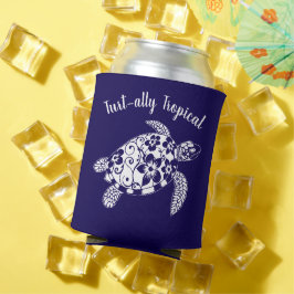 Porta-lata Turtle-Turt-ally Tropical-Blue