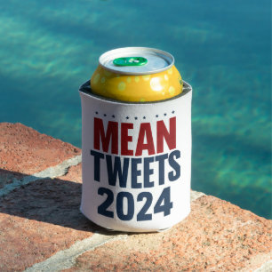 Porta-lata Tweets Maldosos 2024 Eleição Divertida Trump
