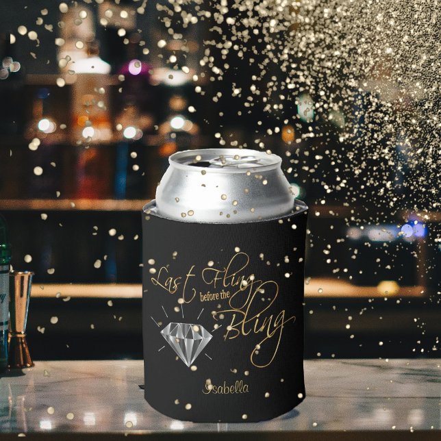 Porta-lata Última Fuga antes da Bling - Dourado (Criador carregado)