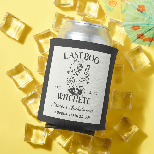 Porta-lata Último Boo Antes de Festa de Halloween de Bachelor (Verão in situ)