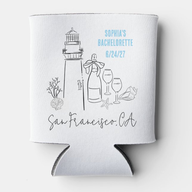 Porta-lata Último brinde na festa de despedida de solteira na (Frente)