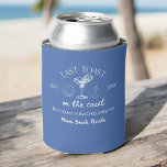 Porta-lata Último Brinde Na Festa de solteira Da Praia Costei<br><div class="desc">Mantenha suas bebidas legal e seu estilo no ponto com o último brinde na Festa de solteira de praia costeira. Esta música pode resfriar uma vibrante design de praia, com um slogan lúdico, perfeito para festas de solteira de praia. Feito de material isolante de alta qualidade, ele mantém seu seletor...</div>