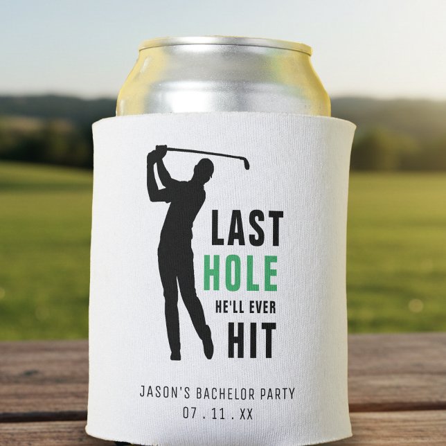 Porta-lata Último Buraco Swing de Golfe Despedida de Solteiro (Criador carregado)