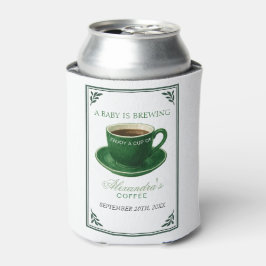 Porta-lata Um Bebê Está Preparando Xícara de Café Chás de Beb