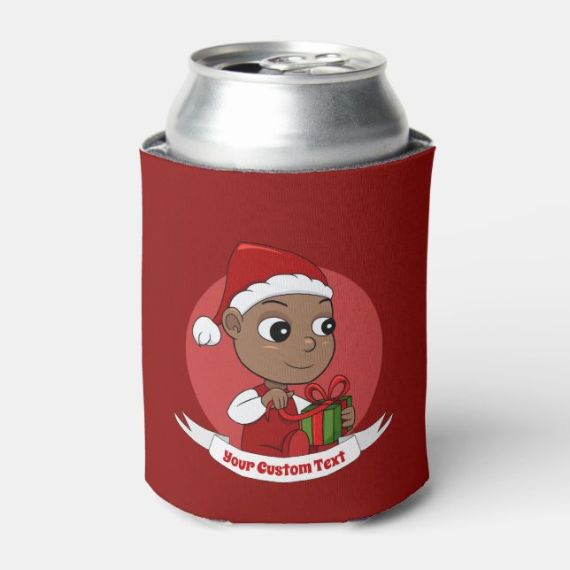 Porta-lata Um desenho animado de Natal bonito pode esfriar (Can Front)