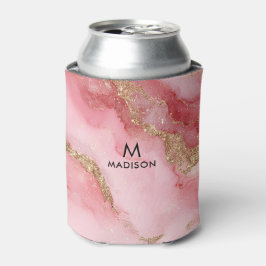 Porta-lata Um fundo de mármore rosa luxuoso