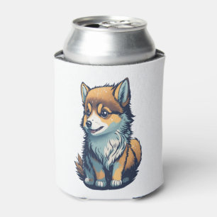 Porta-lata Um Pequeno Cachorro Fofo