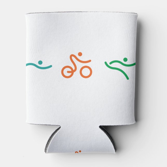 Porta-lata Um presente Triathlon excelente para seu amigo ou  (Frente)