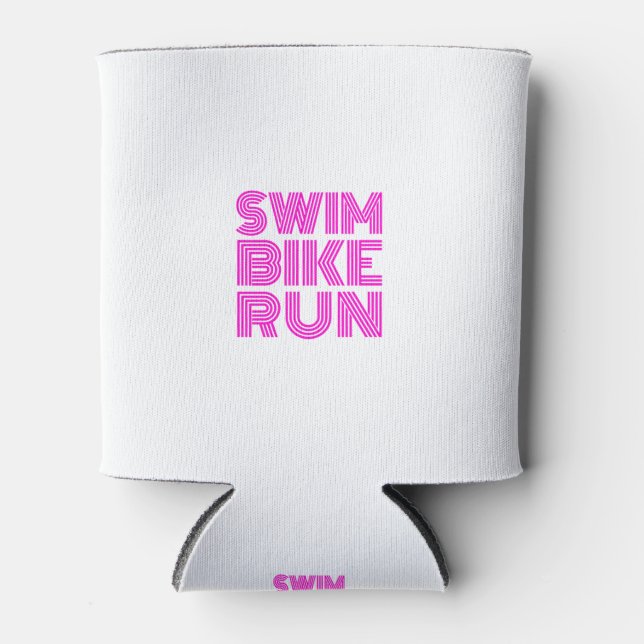 Porta-lata Um presente Triathlon excelente para seu amigo ou  (Frente)