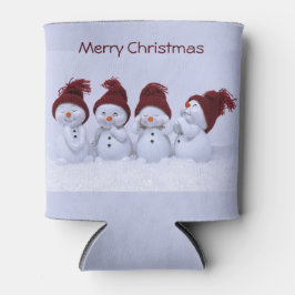 Porta-lata Um quarteto de homens de neve