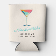 Um Tini Bit Antigo Tema Martini aniversário de 30 