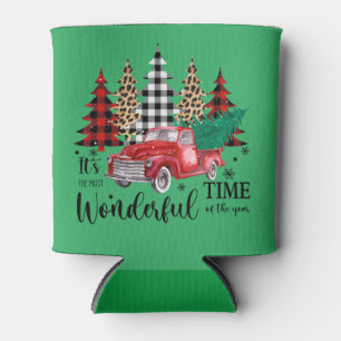 Porta-lata Uma bela camisa de Natal estilo inverno design