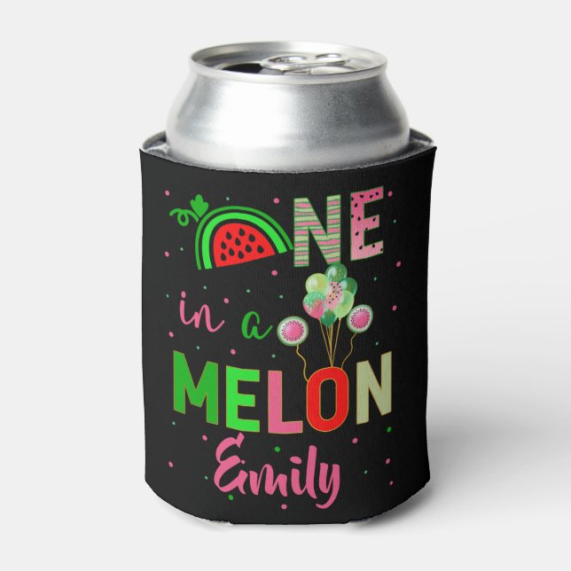 Porta-lata Uma em uma Melon Watermelon Birthday Girl (Can Front)