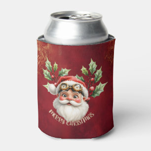 Porta-lata Uma galinha-branca Santa Claus