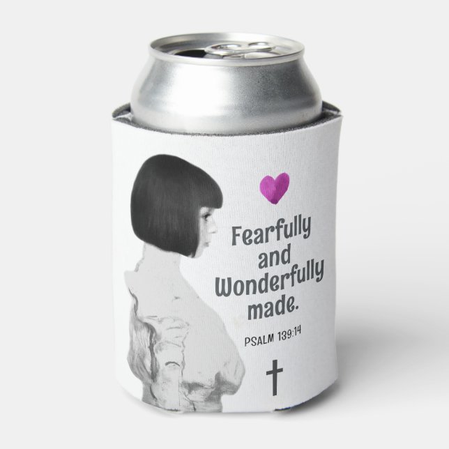 Porta-lata Uma Garota Custa, Feliz E Maravilhosa, Cristã (Can Front)