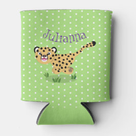 Porta-lata Uma ilustração de desenho animado de um bebê bonit