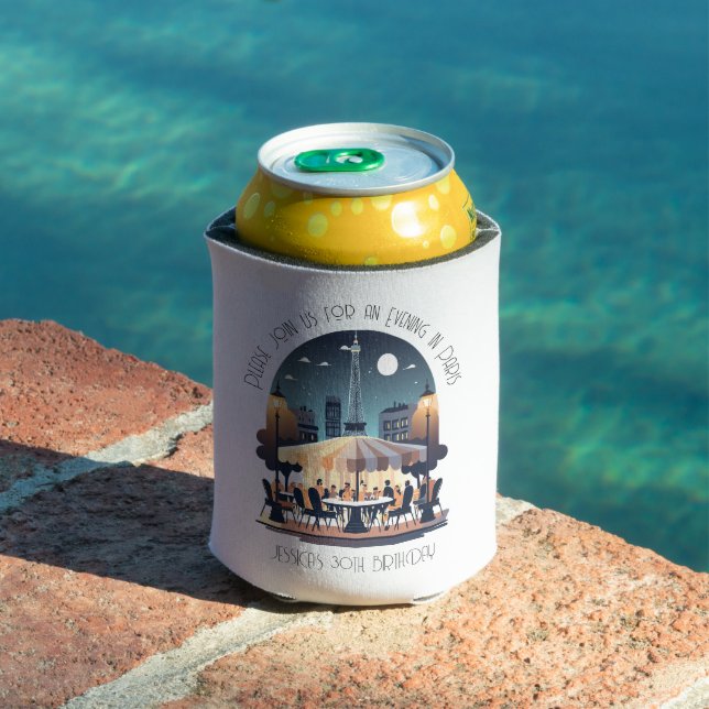 Porta-lata Uma Noite Em Paris (Piscina in situ)