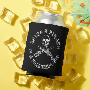 Porta-lata Uma vida pirata em tempo integralSKULL