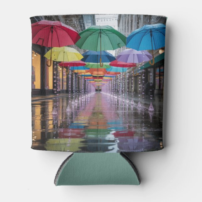 Porta-lata Umbrellas Rain Street Can Sleeve (Frente)