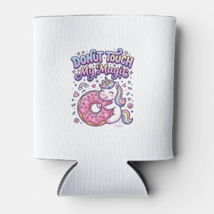 Porta-lata Unicórnio Donut Toque no Meu Presente Mágico Stick