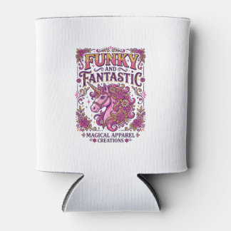 Porta-lata Unicórnio Funky e Fantástico Design Stylish Zazzle