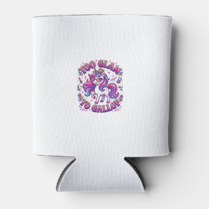 Porta-lata Unicórnio Muito Glam para Galopar Impressão Comerc