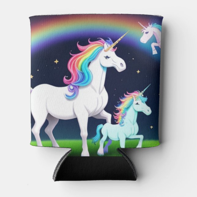 Porta-lata Unicórnios com magia (Frente)