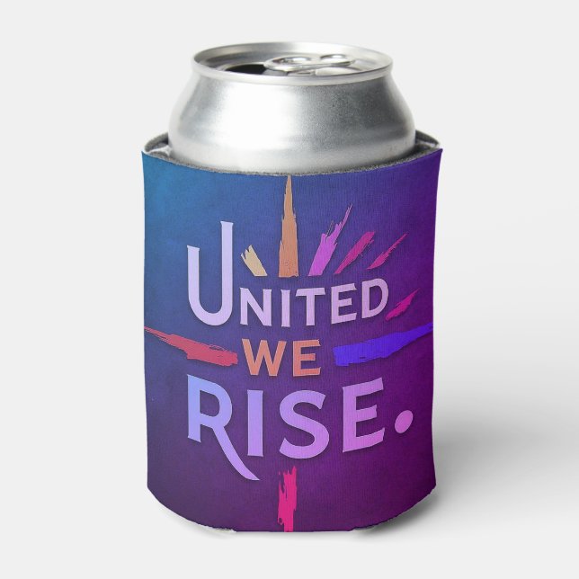 Porta-lata United We Rise (Can Front)