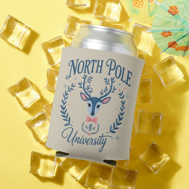 Porta-lata Universidade do Polo Norte Xmas Chinoiserie Reinde (Verão in situ)