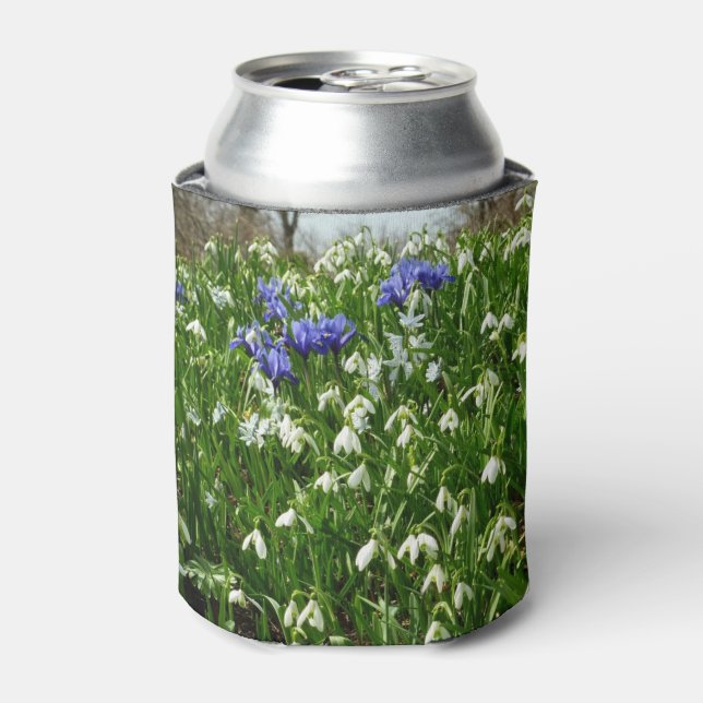Porta-lata Urso da Paisagem das Flores da Primeira primavera (Can Front)