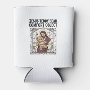 Porta-lata Urso de pelúcia Jesus Objeto de conforto Urso de p