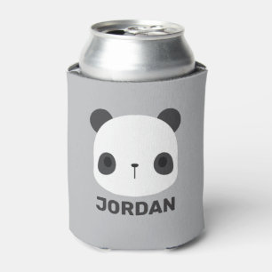 Porta-lata Urso Panda Bonito com Nome Personalizado