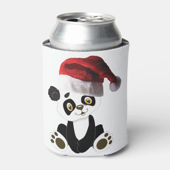 Porta-lata urso panda de natal (Can Front)