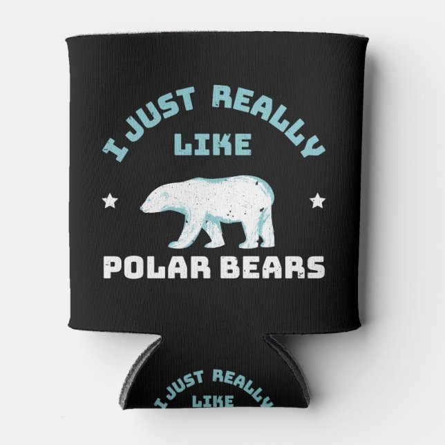 Porta-lata Urso Polar (Frente)