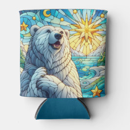 Porta-lata Urso Polar Cinzento Grátis Vidro Escondido