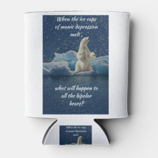 Porta-lata Ursos Bipolares Engraçados