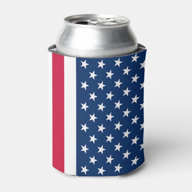 Porta-lata USA Flag Can Cooler (Can Front)