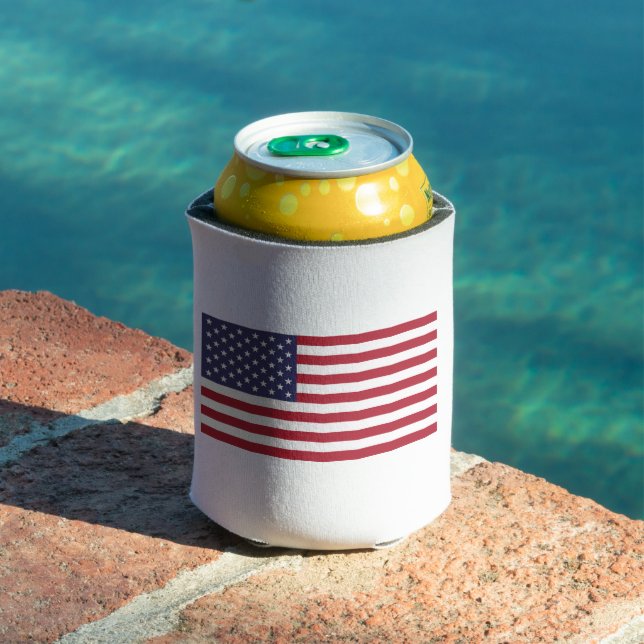 Porta-lata USA Flag Can Cooler (Piscina in situ)