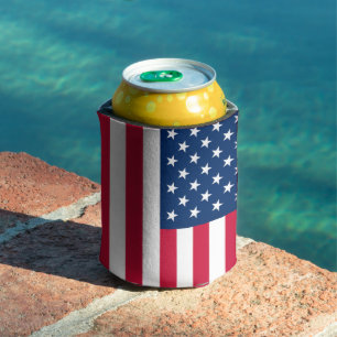 Porta-lata USA Flag Consegue Resfriar Bandeiras Americanas